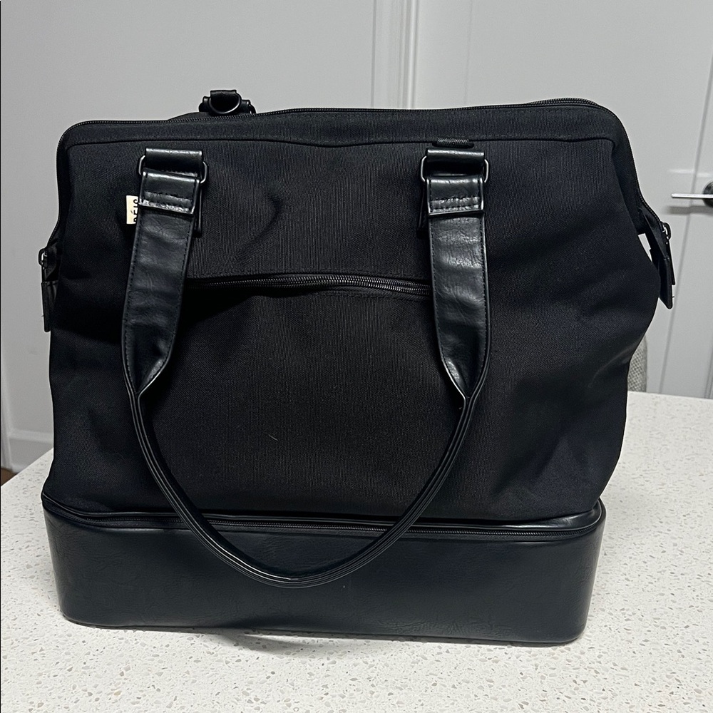 BEIS mini canvas weekender bag